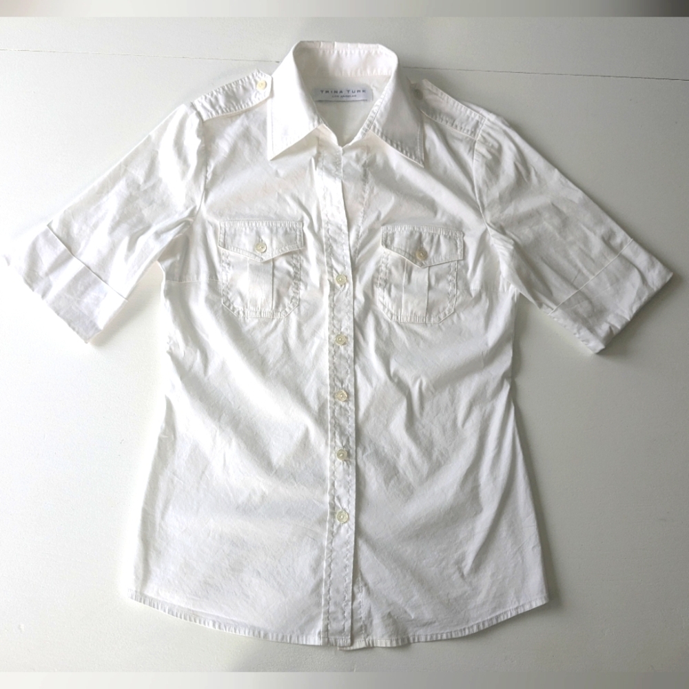 TRINA TURK Button Down Blouse